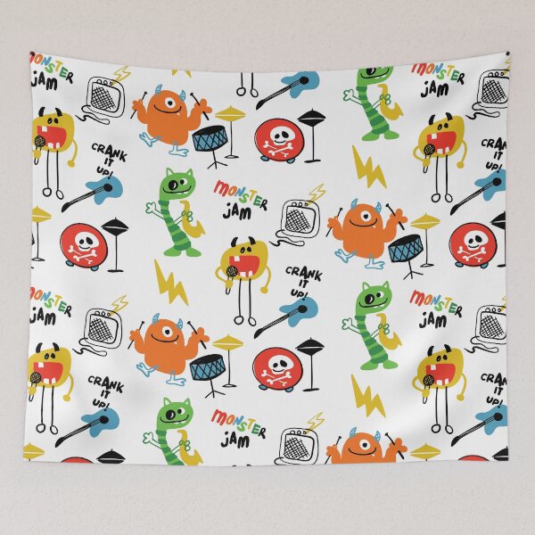 Item preview, Cute Hand Drawn Colorful Monsters designed and sold by AnastasiaDesign.