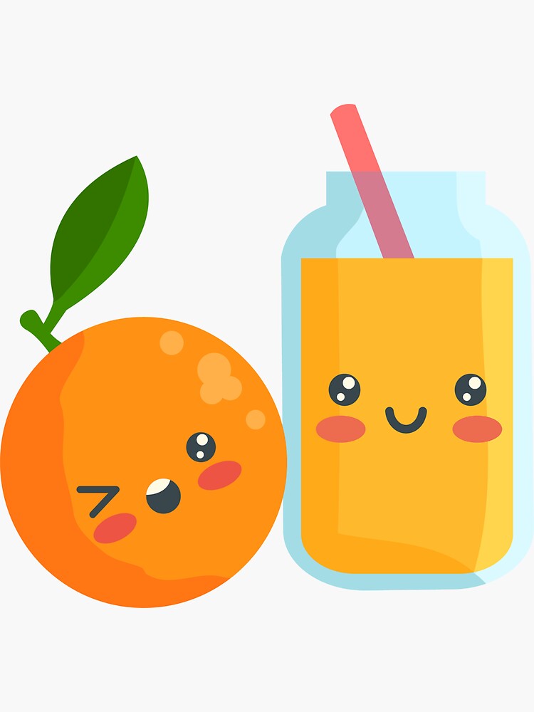 10 Pcs Cute Summer Juice Stickers Kawaii Drink Stickers for Teens