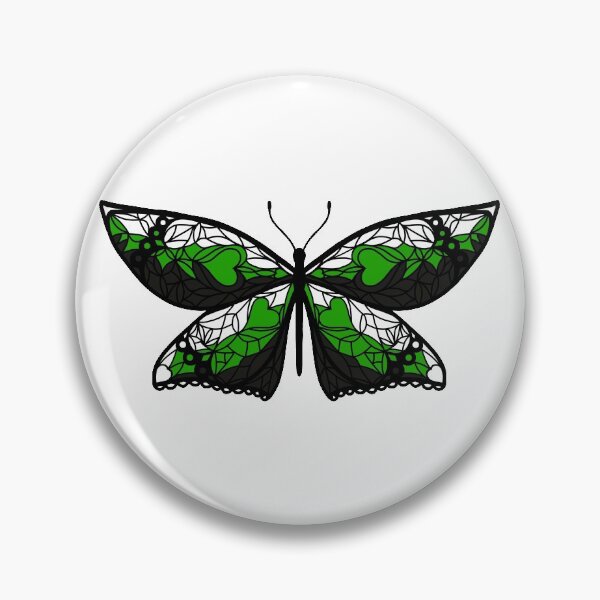 Item preview, Fly With Pride: Neutrois Flag Butterfly designed and sold by StephOBrien.