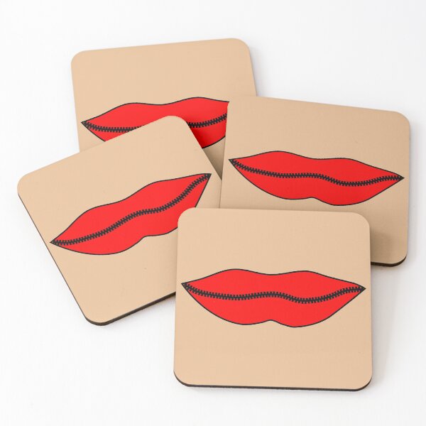 Item preview, Red Lips With Zip designed and sold by basitcv.