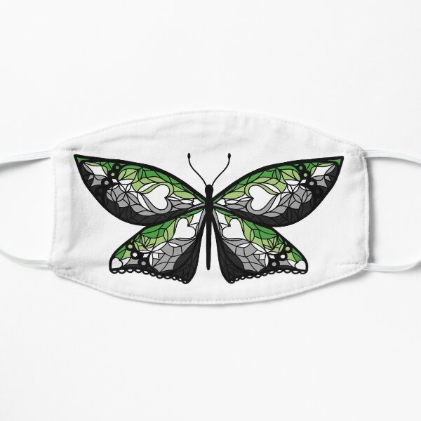 Fly With Pride: Aromantic Flag Butterfly Mask