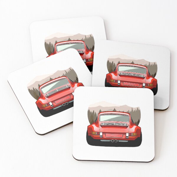 Item preview, Cardinal Red Singer Re-Imagined 911 Rear designed and sold by Enthusiast Designs.