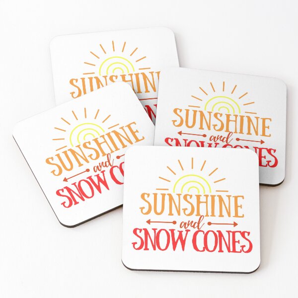 Item preview, Sunshine and Snow Cones - Summer  designed and sold by Seaglassgirl.