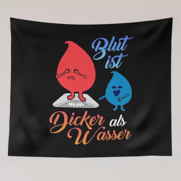 Item preview, Blood is thicker than water Family love gift designed and sold by redshirtz.