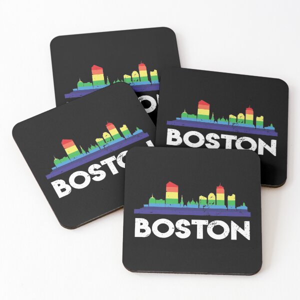 Item preview, LGBT Flag Rainbow Shirt LGBT Boston City Pride designed and sold by Orange Pieces.