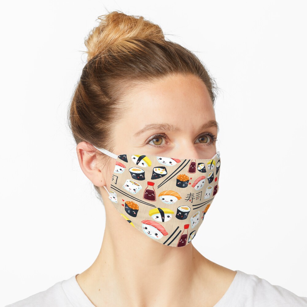 Kawaii Sushi Mask