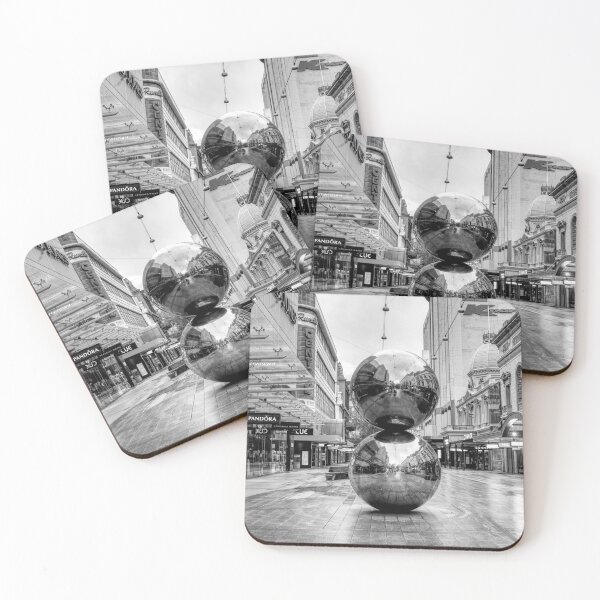 Item preview, Adelaide Rundle Mall - The Mall's Balls -Black & White designed and sold by MPHPRODUCTIONS.