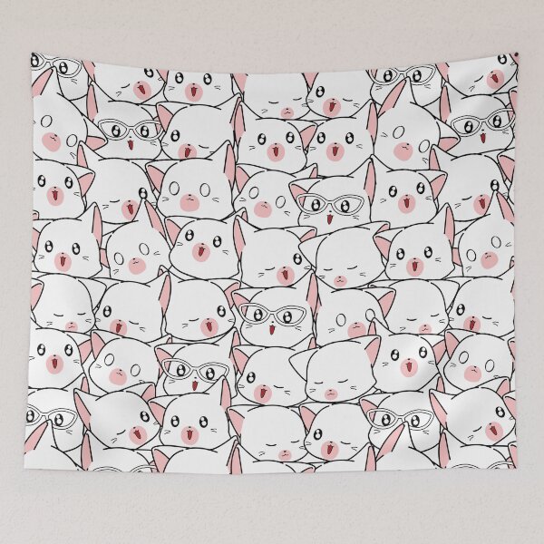 Item preview, Kawaii Cute Cat Faces designed and sold by AnastasiaDesign.