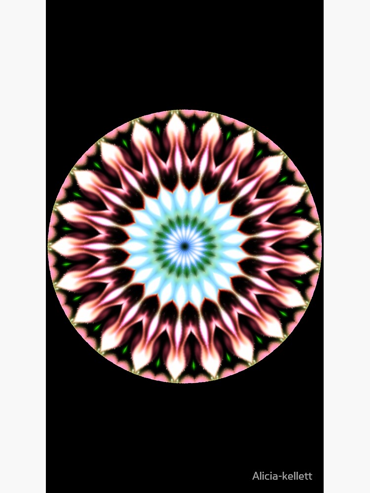 Thumbnail 3 of 3, Sticker, mandala #1 designed and sold by Alicia-kellett.