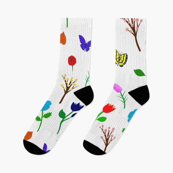 Item preview, Scattered Flowers and Butterflies, no background designed and sold by StephOBrien.