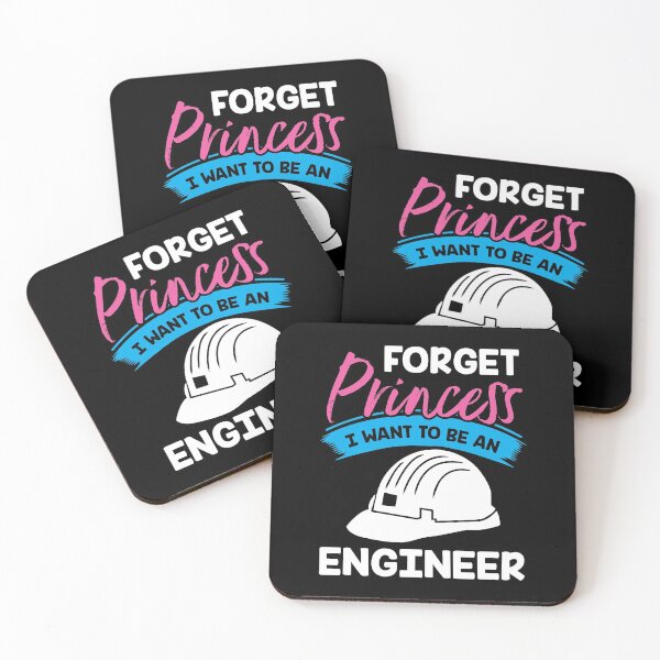 Item preview, Forget Princess I Want to Be an Engineer designed and sold by Orange Pieces.