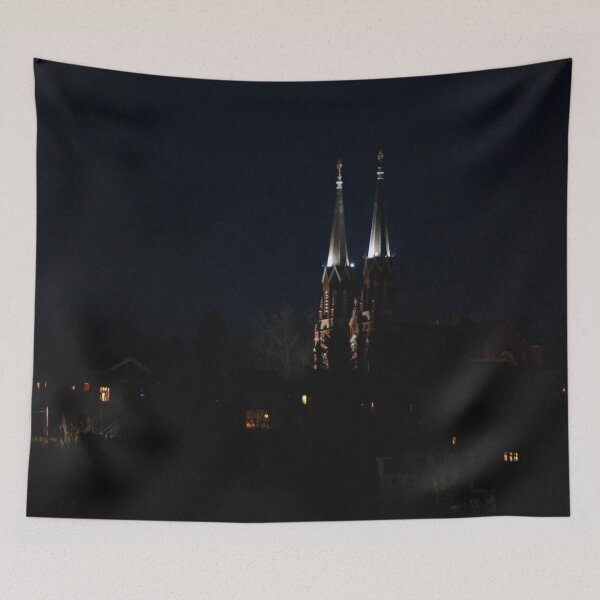 Item preview, Twin Spires at Night designed and sold by giftoftradition.