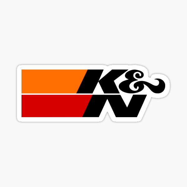 Original K&N Filters Sticker NASCAR Nextel
