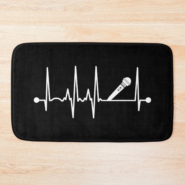 Item preview, Microphone Heartbeat designed and sold by teesaurus.