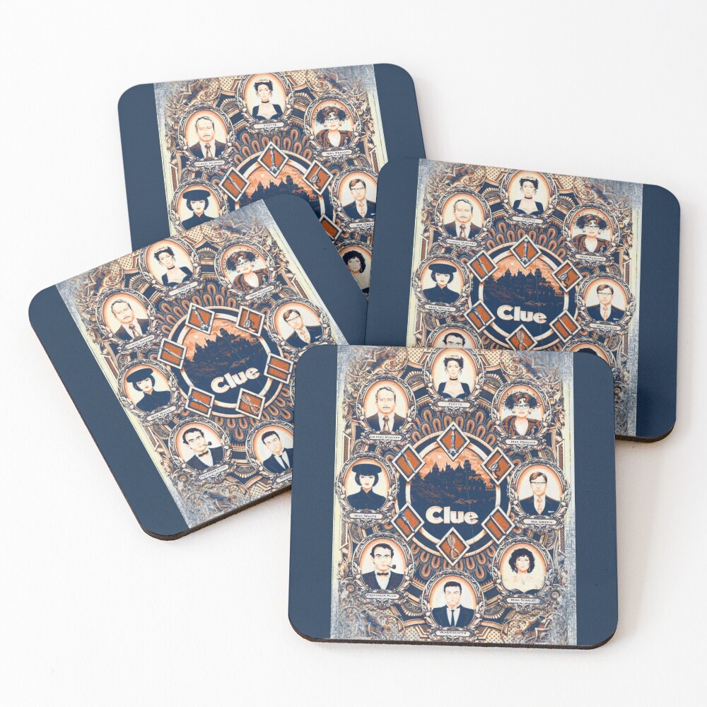 Not just a game anymore, poster of clue Coasters (Set of 4)