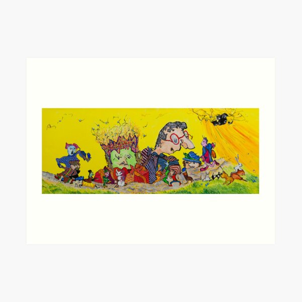 Gazuunka pots Art Print