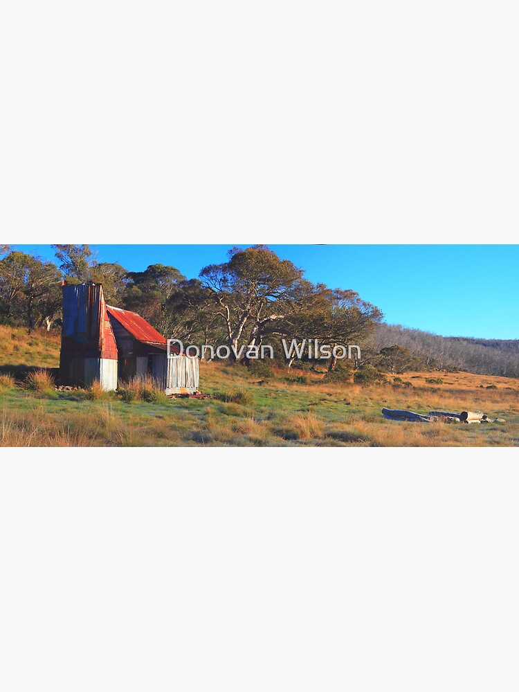 Thumbnail 3 of 3, Poster, Four Mile Hut. Kiandra. designed and sold by DONWILSON.