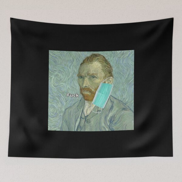 Item preview, van gogh distancing meme designed and sold by ense1988.