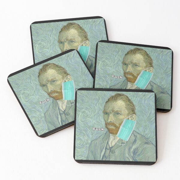 Item preview, van gogh distancing meme designed and sold by ense1988.