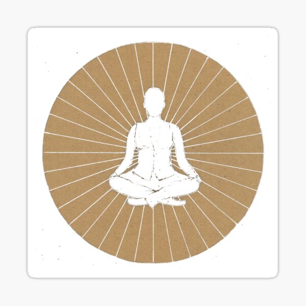 Meditation Mandala Sticker