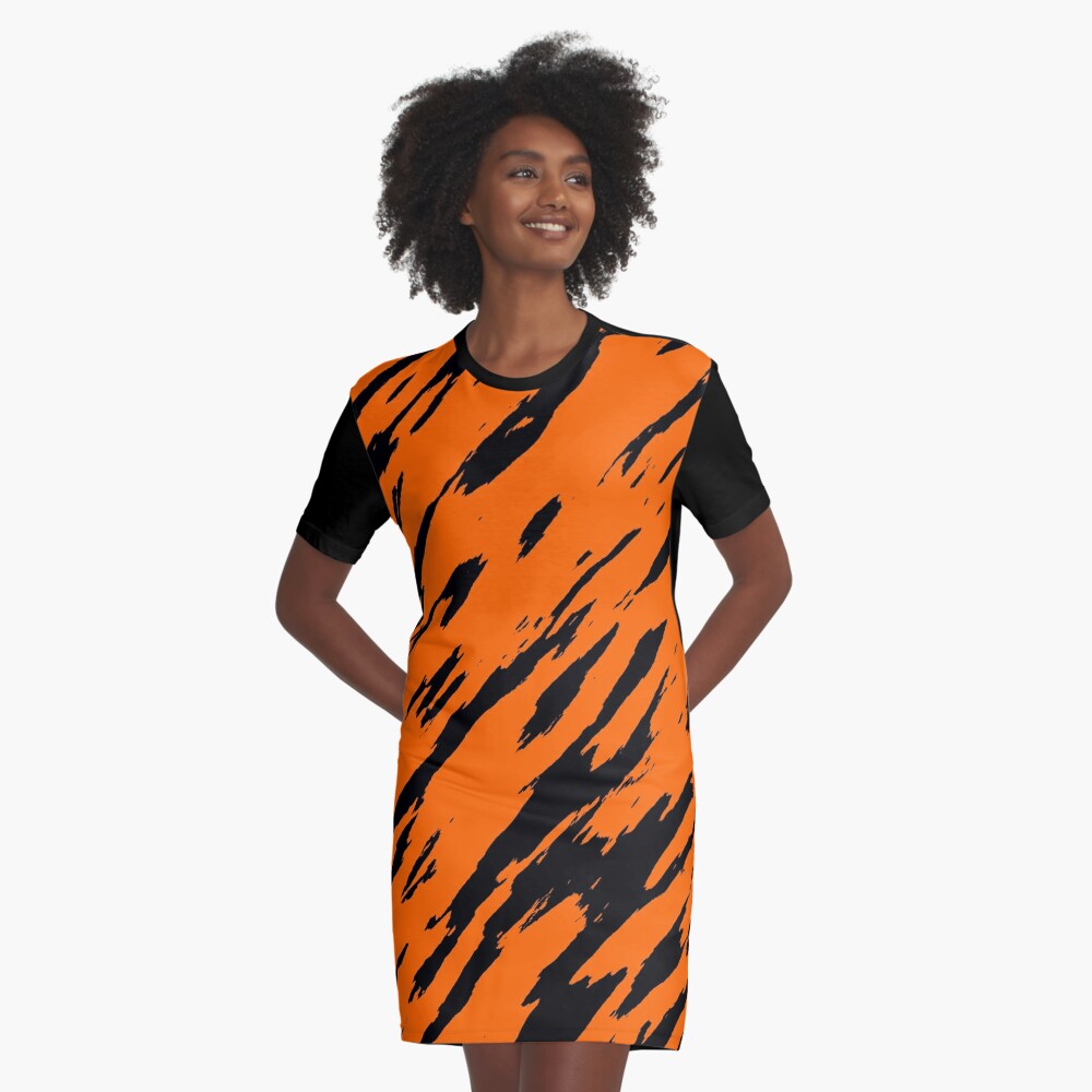 CINCINNATI BENGALS PRINT T-shirt dress