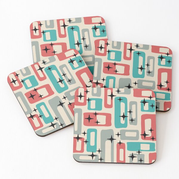 Item preview, Retro Mid Century Modern Abstract Pattern 126 designed and sold by tonymagnerart.