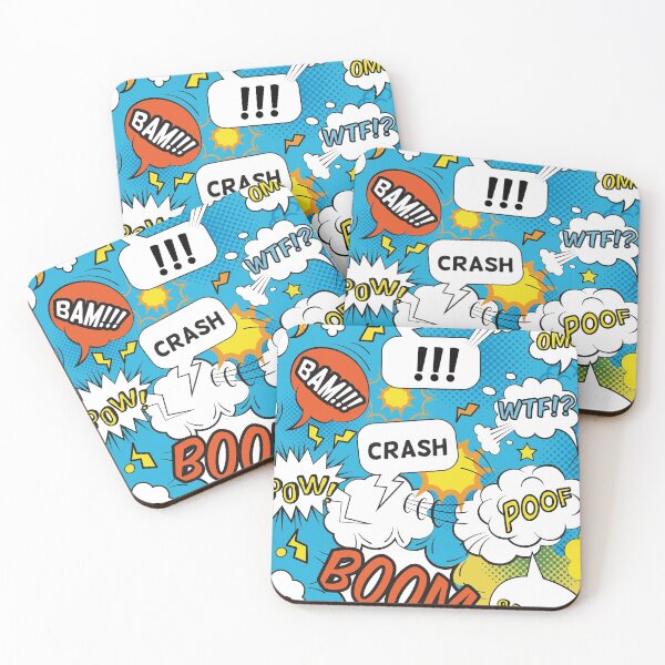 Item preview, Comic Speech Bubbles Funny Pattern designed and sold by AnastasiaDesign.