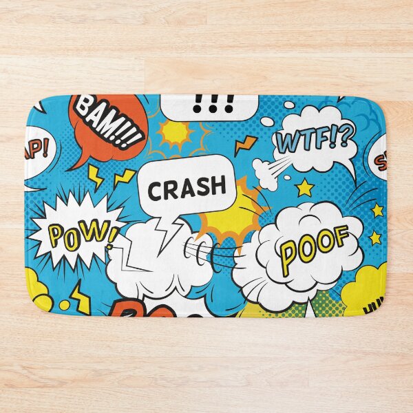 Item preview, Comic Speech Bubbles Funny Pattern designed and sold by AnastasiaDesign.