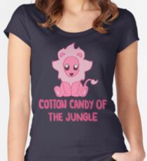 Cotton Candy of the Jungle Women's Fitted Scoop T-Shirt