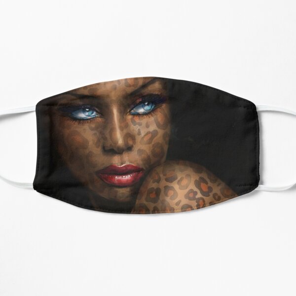 Blue Eyes Leopard Small Mask