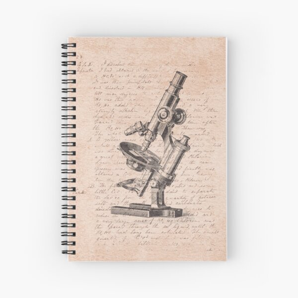 VINTAGE SCIENCE / 01 - Laboratory Equipment Spiral Notebook