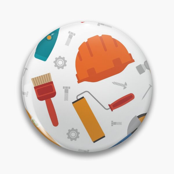 Item preview, Construction Tools Pattern designed and sold by AnastasiaDesign.