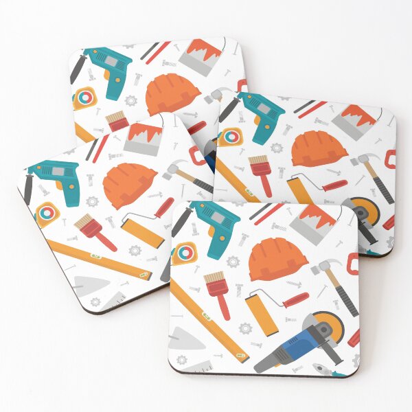 Item preview, Construction Tools Pattern designed and sold by AnastasiaDesign.