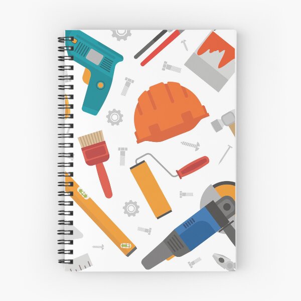 Item preview, Construction Tools Pattern designed and sold by AnastasiaDesign.