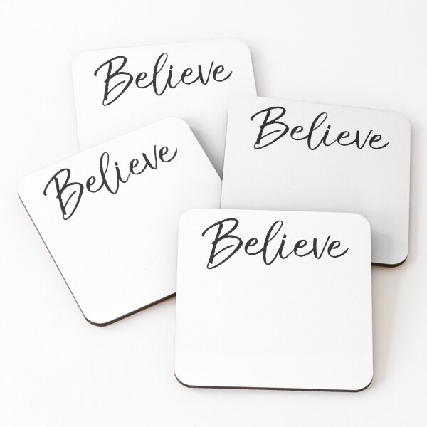 Item preview, Believe Christian Quote designed and sold by TNDesignStudio.