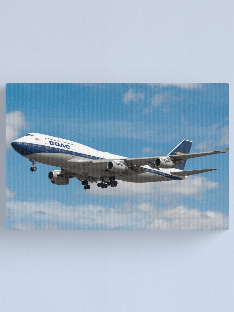 Art print POSTER Canvas Boeing 747 in Flight
