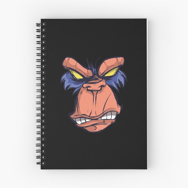 Item preview, Angry chimpanzee, monkey, monkey head, monkey face designed and sold by DerSenat.