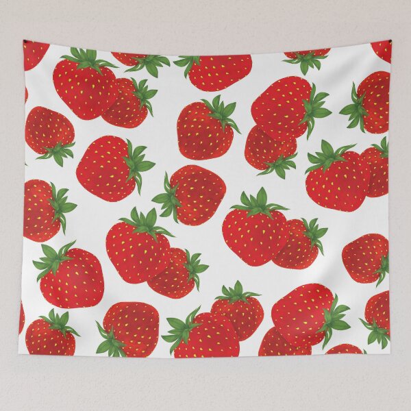 Item preview, Cute Red Strawberries designed and sold by AnastasiaDesign.