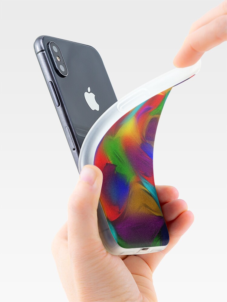 Alternate view of Rainbow Dapple iPhone Case & Cover