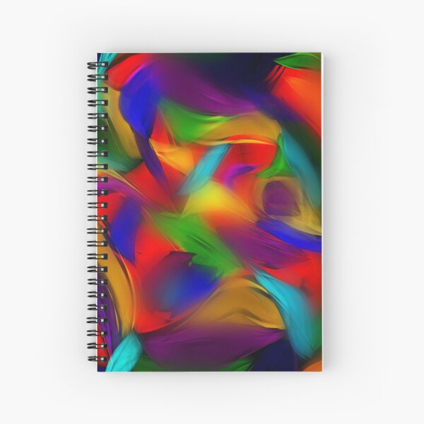 Rainbow Dapple Spiral Notebook