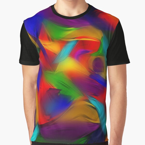 Rainbow Dapple Graphic T-Shirt