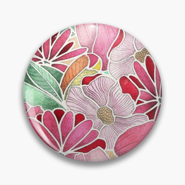 Item preview, Blossoming - a hand drawn floral pattern designed and sold by Perrin Le Feuvre.