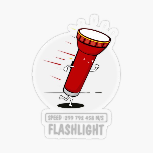 Flashlight Transparent Sticker