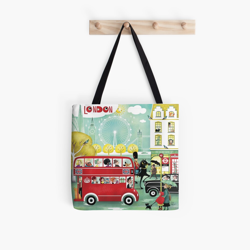 Happy London Tote Bag