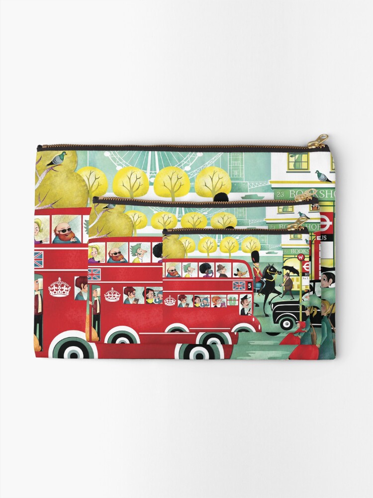 Alternate view of Happy London Zipper Pouch