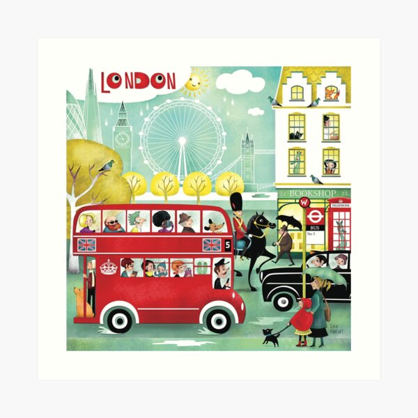 Happy London Art Print