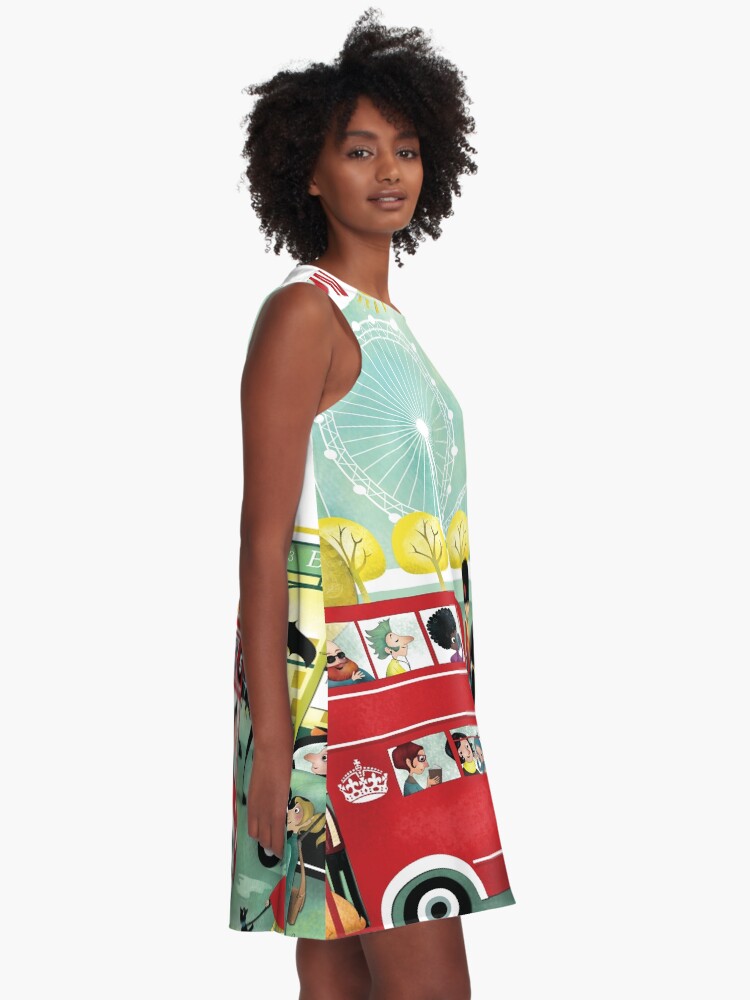 Alternate view of Happy London A-Line Dress