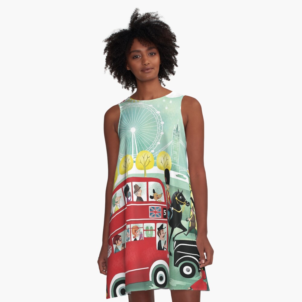 Happy London A-Line Dress