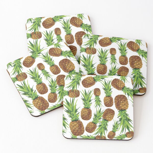 Item preview, Pineapples Tropical Fruits Pattern designed and sold by AnastasiaDesign.