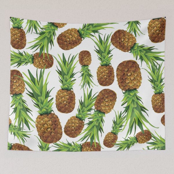 Item preview, Pineapples Tropical Fruits Pattern designed and sold by AnastasiaDesign.